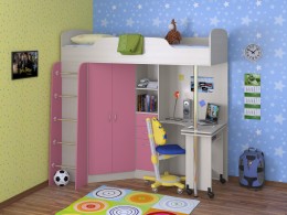 Кровать-чердак Теремок 1