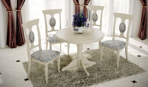 Обеденная группа для столовой и гостиной Орландо Т1 + Денвер Тип 
