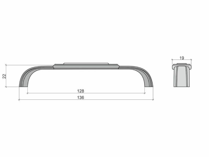 Ручка-скоба FS 139128