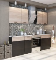 Прямой кухонный гарнитур Столлайн Дуэт 1.8 