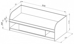 Кровать Соня-4 ДР