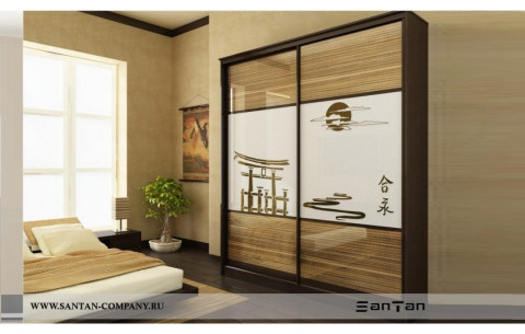 Шкаф-купе Кардинал (Дуплекс Калибо + Конишуа-2) на 1600