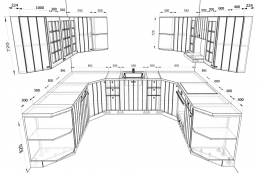 Кухня Прованс 3,0 метра
