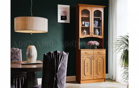 Буфет Лиза 2 двухстворчатый, ольха