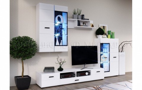 Гостиная Нэнси NEW МДФ Вариант №1