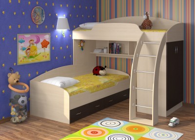 Модульная детская Соня (Соня 1 + Соня 2)