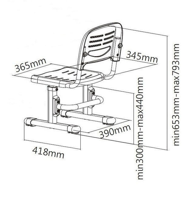 Детский стул-трансформер Fun Desk SST3 Детский стул-трансформер Fun Desk SST3