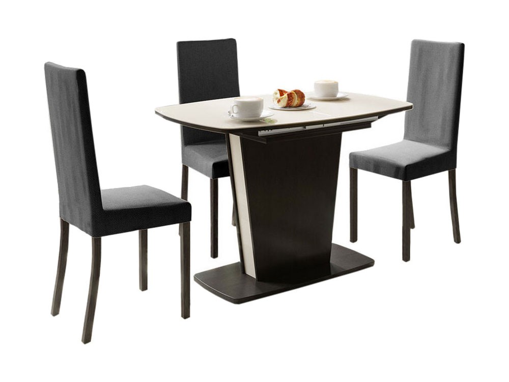 Обеденная группа Стол Честер + 3 стула Ромео