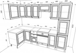 Кухня Ева 2,9 метра