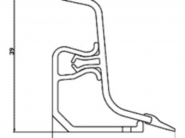 Плинтус настольный Сахара (30М)