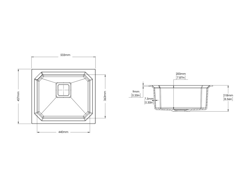 Мойка Longran Octagon OCG530.457 Мойка Longran Octagon OCG530.457