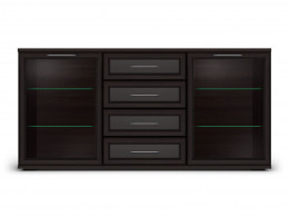 Комод  Комодино 2 стеклодвери Палермо