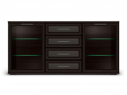 Комод  Комодино 2 стеклодвери Палермо