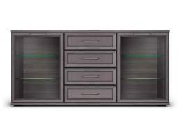 Комод  Комодино 2 стеклодвери Палермо