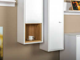 Шкаф навесной Моби Бель