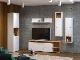 Шкаф навесной Моби Бель