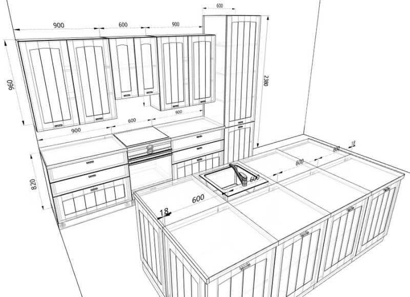 Кухня Мишель 3,0 метра Кухня Мишель 3,0 метра