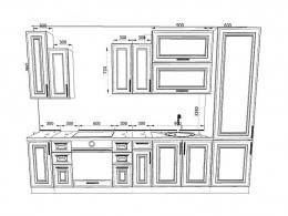 Кухня Адель 3,4 метра