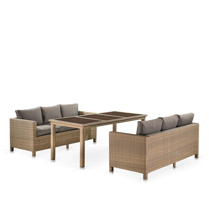Комплект плетеной мебели T365/S65B-W65 Light Brown Комплект плетеной мебели T365/S65B-W65 Light Brown