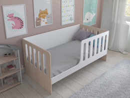 Кровать Астра 12 без ящика Белый/Белый