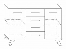 Комод Комодино Вега Скандинавия