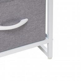 Комод Leset Ноа широкий, Каркас Белый, Светло-серый