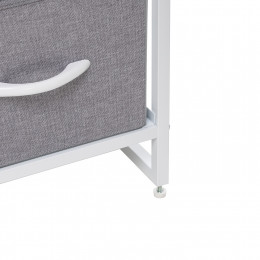 Комод Leset Ноа широкий, Каркас Белый, Светло-серый