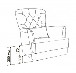 Кресло НижегородмебельИК Ирис