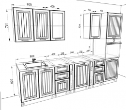 Кухня Прага 3,0 метра