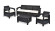 Комплект плетеной мебели Keter CORFU TRIPLE SET 17197786 + 17197959 Комплект плетеной мебели Keter CORFU TRIPLE SET 17197786 + 17197959