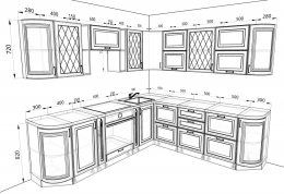 Кухня Ницца 2,6 метра