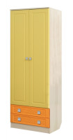 №2 Детский шкаф 2-х створчатый Акварель 80 см