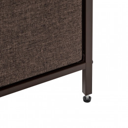 Комод Leset Локи 4 ящ., Каркас Коричневый, Бежевый/Светло-коричневый/Темно-коричневый