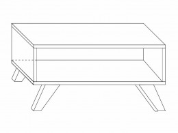 Журнальный столик Вега Скандинавия