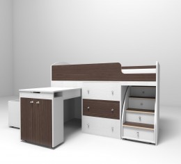 Белое дерево/ бодего темный