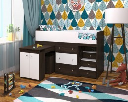 Венге/белое дерево