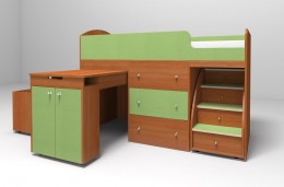 Вишня/зеленый