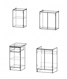 Кухонный гарнитур НК-Мебель Далари 100 см