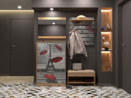 Настенная вешалка  Париж