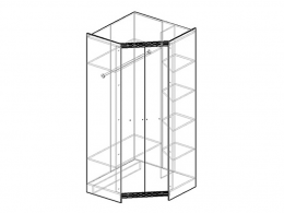 Шкаф угловой большой Спайдер 99 см