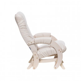 Кресло-качалка Модель 68 (Leset Футура) Дуб беленый, к/з Varana cappuccino