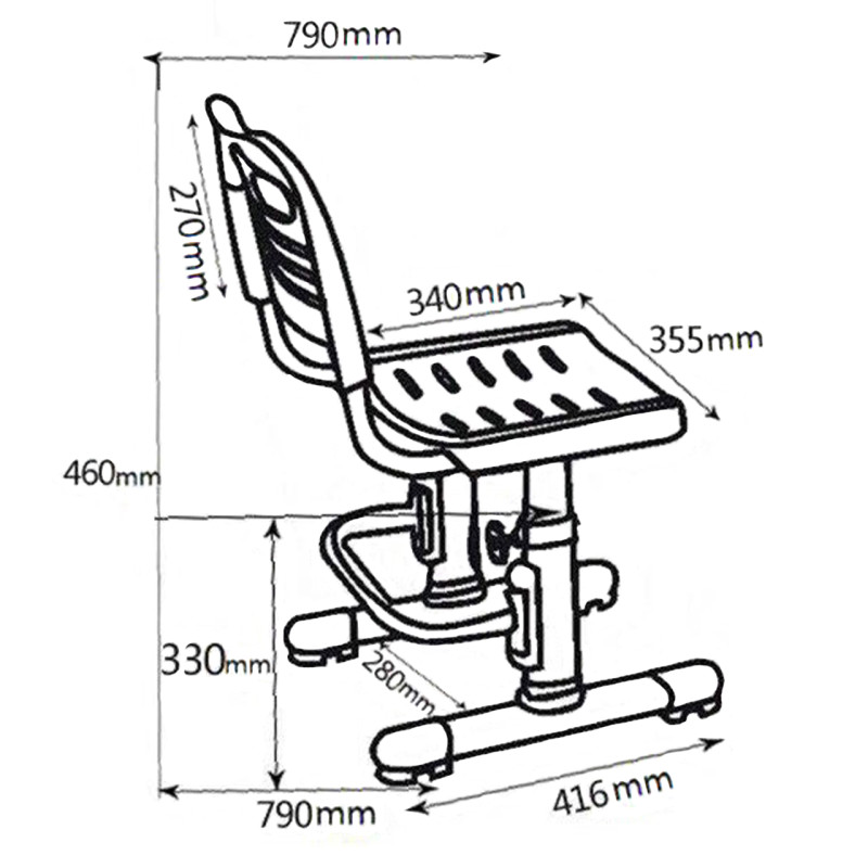 Детский стул Fun Desk SST3L Детский стул Fun Desk SST3L