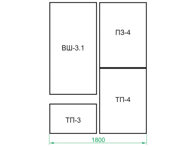 Прихожая Сокол ШО-1 + ВШ-3. + ТП- + -4 + ПЗ- Прихожая Сокол ШО-1 + ВШ-3. + ТП- + -4 + ПЗ-