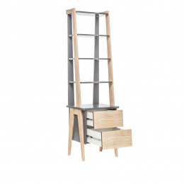 Этажерка Leset "Сканди" с тумбой 2 ящ.