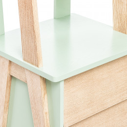 Этажерка Leset "Сканди" с тумбой 2 ящ.