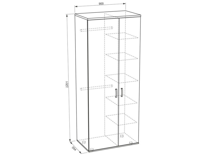 Детский шкаф Манхэттен MDM-001.1569 Детский шкаф Манхэттен MDM-001.1569