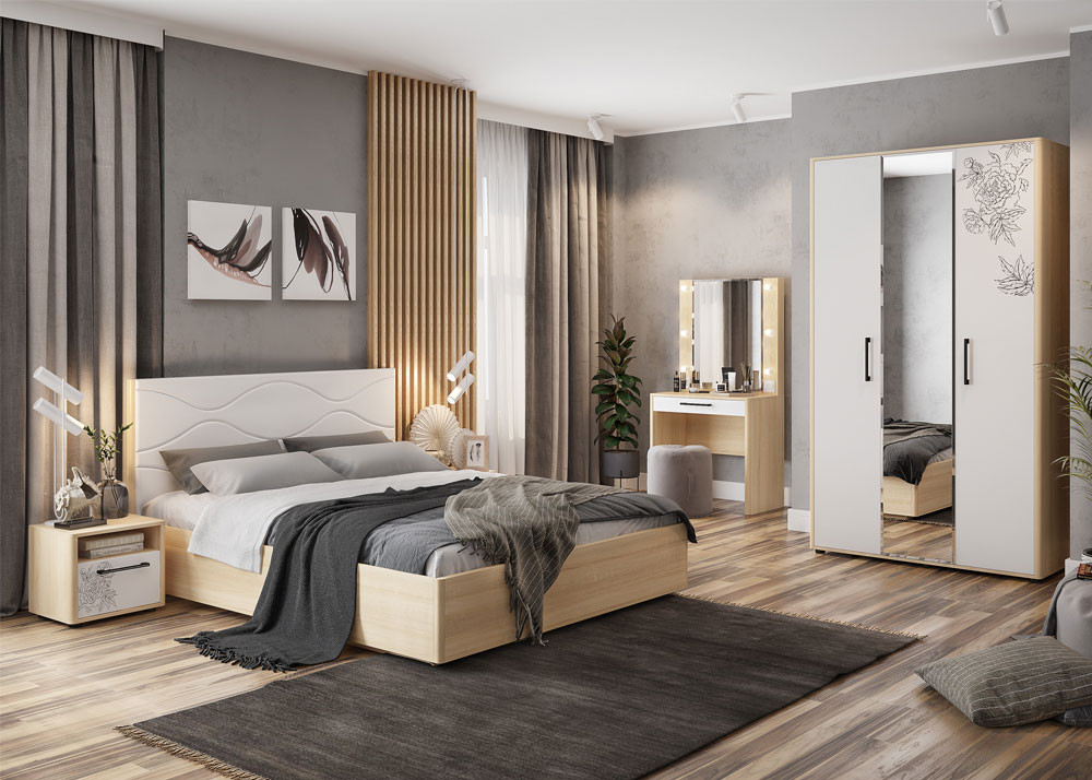 Спальный гарнитур МебельСон Зара