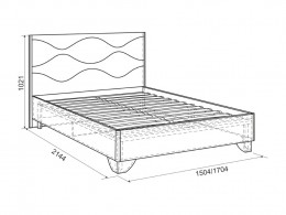 Спальный гарнитур МебельСон Зара