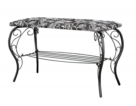 Кованая банкетка в прихожую Грация 685
