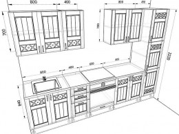 Кухня Камелия 3,1 метра
